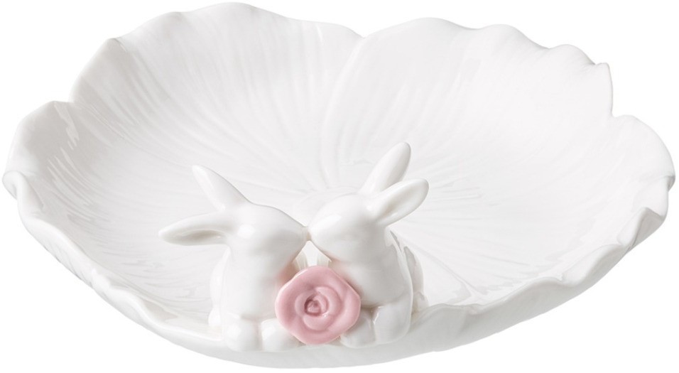 Подставка декоративная для мелочей "зайчики" 20х19,5х7,8 см Lefard (146-2013)