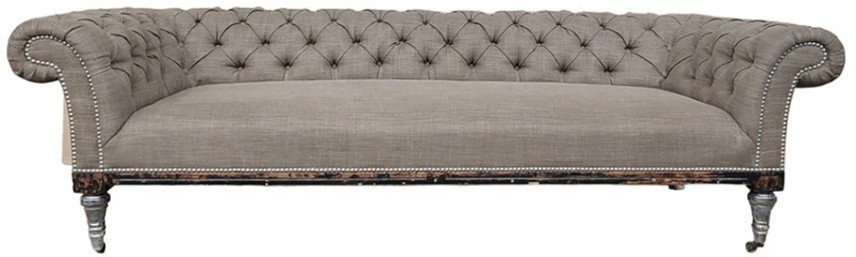 Диван Хамберленд VT11172-A6-A27129A2, каркас массив дуба, обивка лен, Cream, RESTORATION HARDWARE