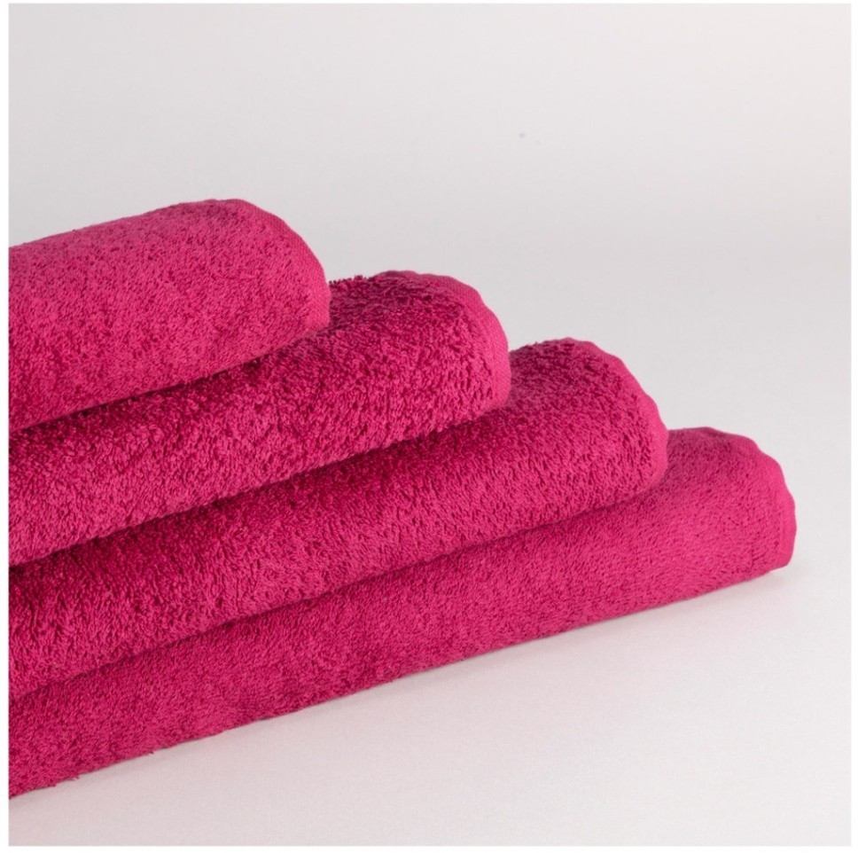 Набор полотенец махровых из 4-х шт 40х70см,фуксия,100%х\б,450гр. SANTALINO (850-069)