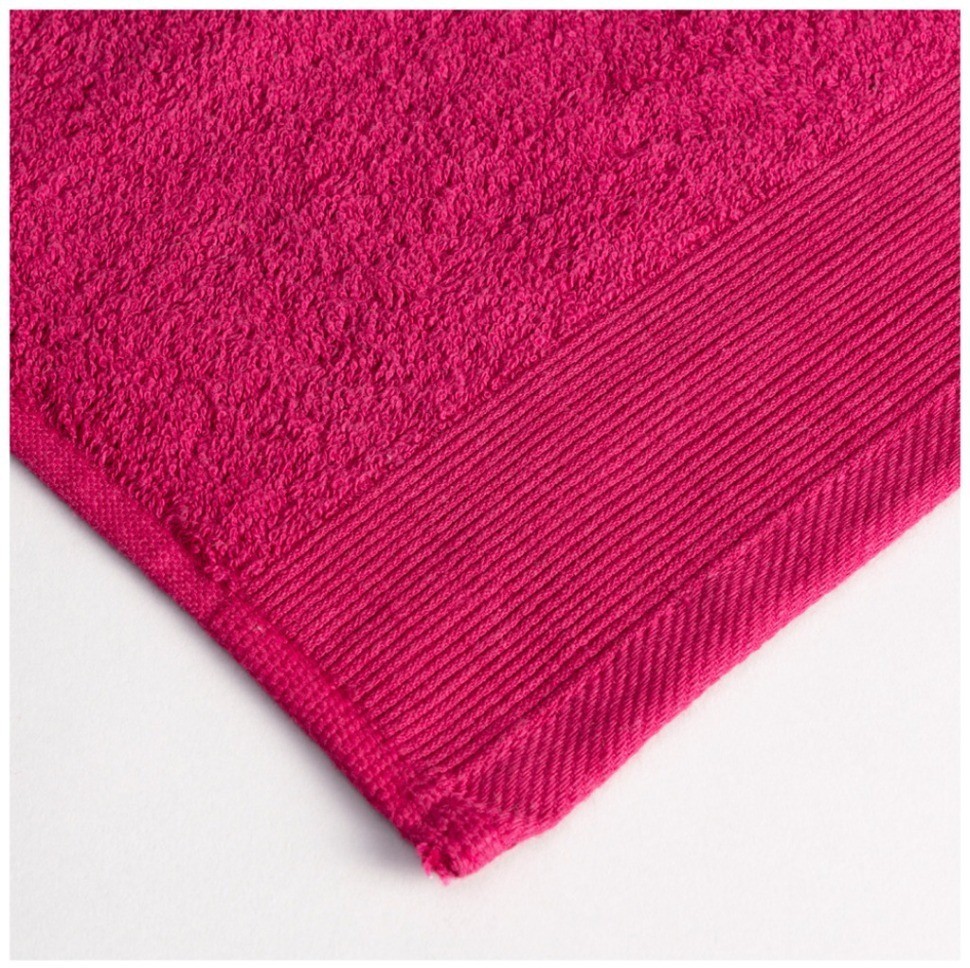 Набор полотенец махровых из 4-х шт 40х70см,фуксия,100%х\б,450гр. SANTALINO (850-069)