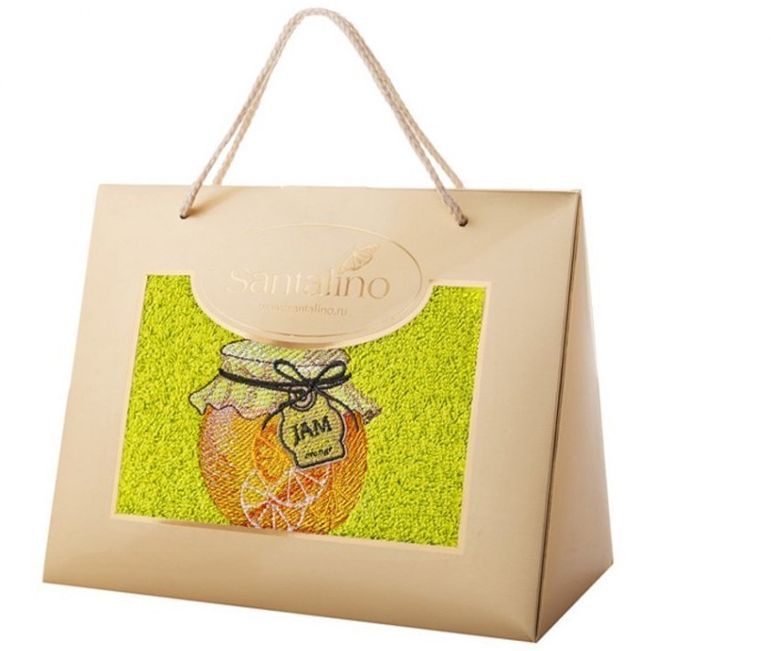 Полотенце махровое 40х70, "джем"100%х\б, лайм SANTALINO (850-330-68)