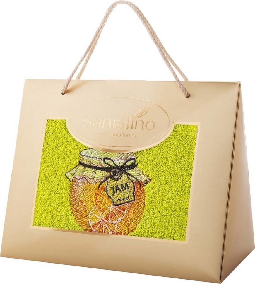 Полотенце махровое 40х70, "джем"100%х\б, лайм SANTALINO (850-330-68)