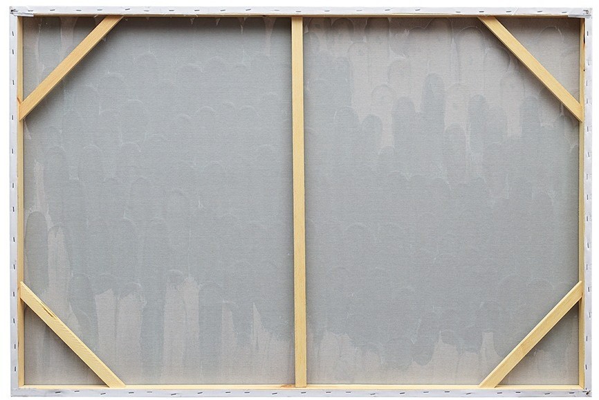 Панно декоративное с ручной росписью by feel, 120х80 см, индиго (78830)