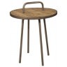 Стол приставной Физер FDT15272, 50, массив дуба, металл, natural oak/grey, ROOMERS FURNITURE