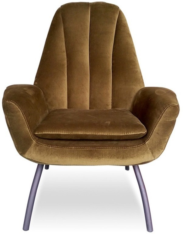 Кресло Бардокс LC-2477HQ/CW260-5, каркас металл, обивка бархат, CW260-5 Vintage velvet green, ROOMERS FURNITURE