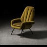 Кресло Бардокс LC-2477HQ/CW260-5, каркас металл, обивка бархат, CW260-5 Vintage velvet green, ROOMERS FURNITURE
