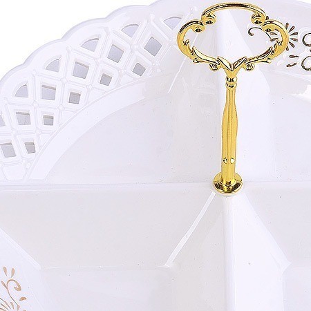 Менажница 4 секции 27 см, фарфор LORAINE (60024)