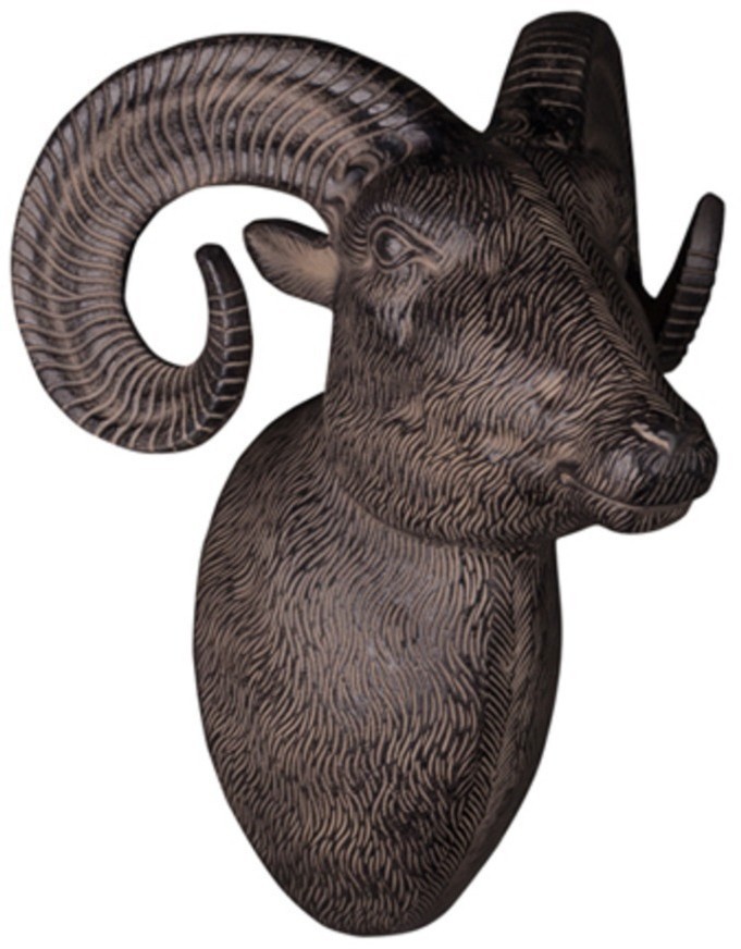 Голова барана 4457, металл, mixed, ROOMERS FURNITURE