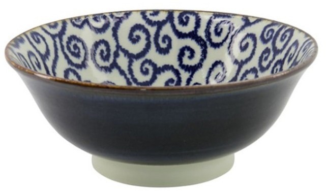 Чаша 18914, 21 см, фарфор, blue, TOKYO DESIGN