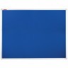 Доска c текстильным покрытием для объявлений 60х90 см синяя Brauberg 231700 (89581)