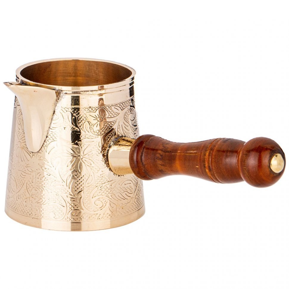 Турка резная "graving" 200мл. латунь Lefard (733-151)