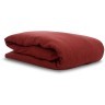 Пододеяльник изо льна бордового цвета essential, 150х200 см (63310)