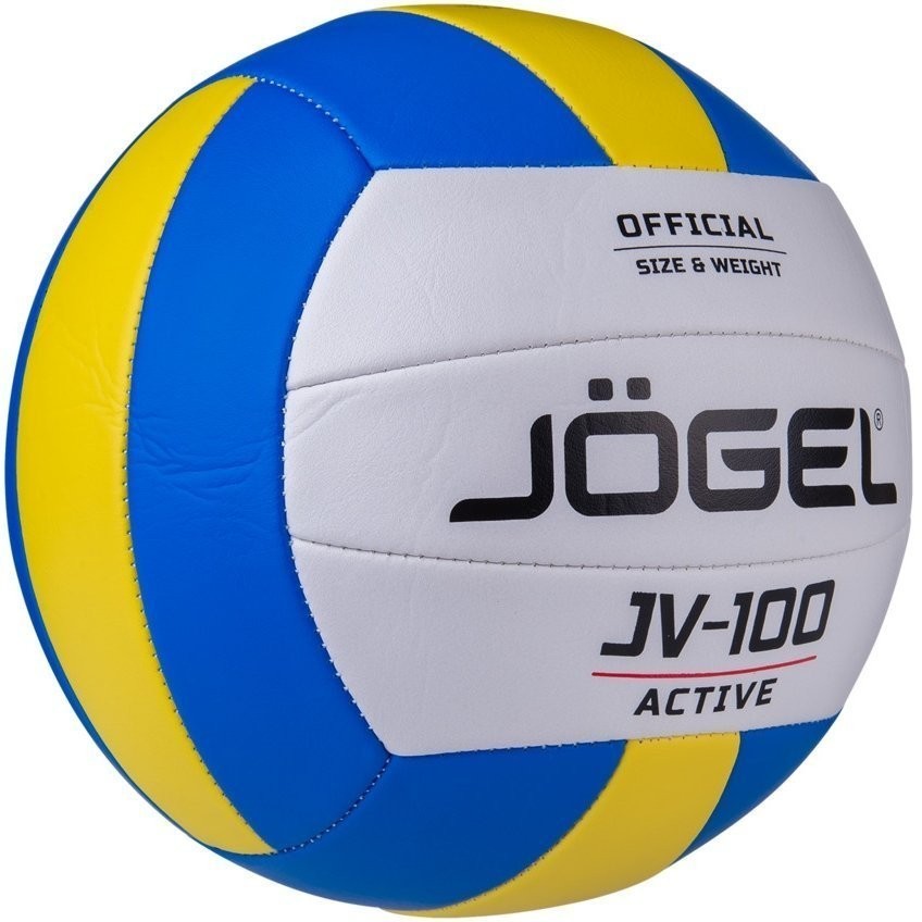 Мяч волейбольный JV-100, синий/желтый (1525628)
