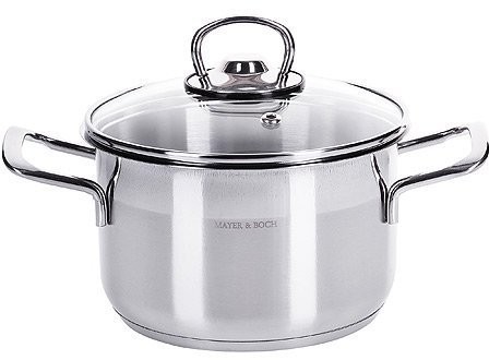 Кастрюля с/кр 2,5л ТУРЦИЯ нерж/стальМВ (80008-2)