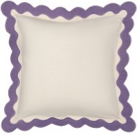 Чехол на подушку с контрастным кантом сиреневого цвета из коллекции trendy ruffles, 40х40 см (78897)