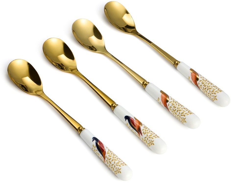 Набор ложек чайных lefard "golden birds" 4 шт. (419-147)