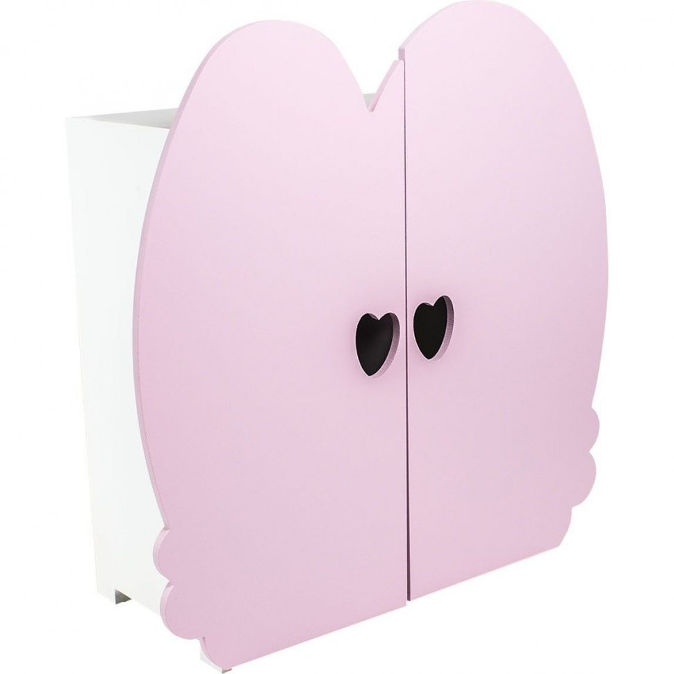 Кукольный шкаф Мини, цвет: нежно-розовый (PFD120-25M)