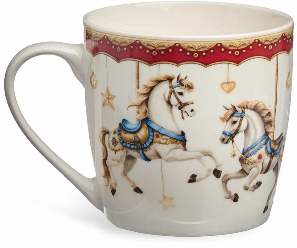 Набор для завтрака lefard "карусель", 2 пр.: салатник 500мл, кружка 360мл (260-1056)