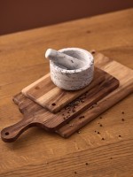 Ступка marm, 12,7х7,6 см, белый мрамор (79565)