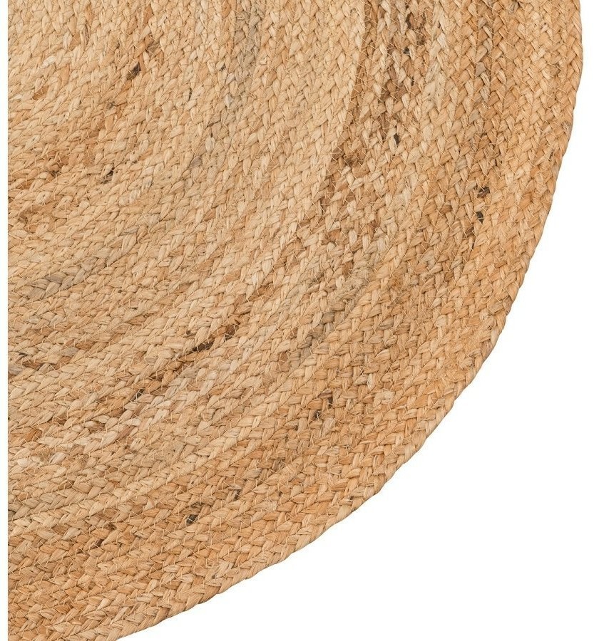 Ковер из джута круглый базовый из коллекции ethnic, 90 см (73329)