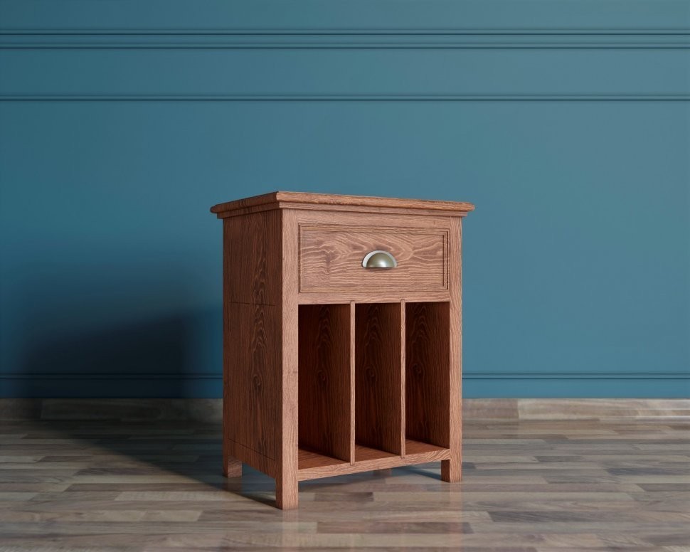 Тумба прикроватная Palermo natural с ящиком арт PL1023OAK-ET