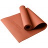 Коврик для йоги и фитнеса высокой плотности FM-103 PVC HD, 183x61x0,4 см, индийский каштан (2107369)