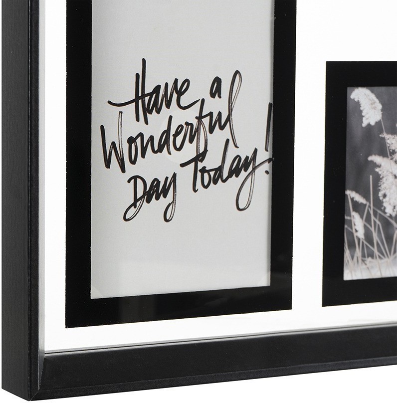 Рамка для фотографий pleasant moments, 34,5х34,5 см, белая/черная (76263)