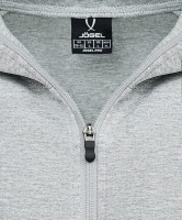 Худи на молнии JOGEL ESSENTIAL Athlete Hooded FZ Jacket, серый, детский (2118914)