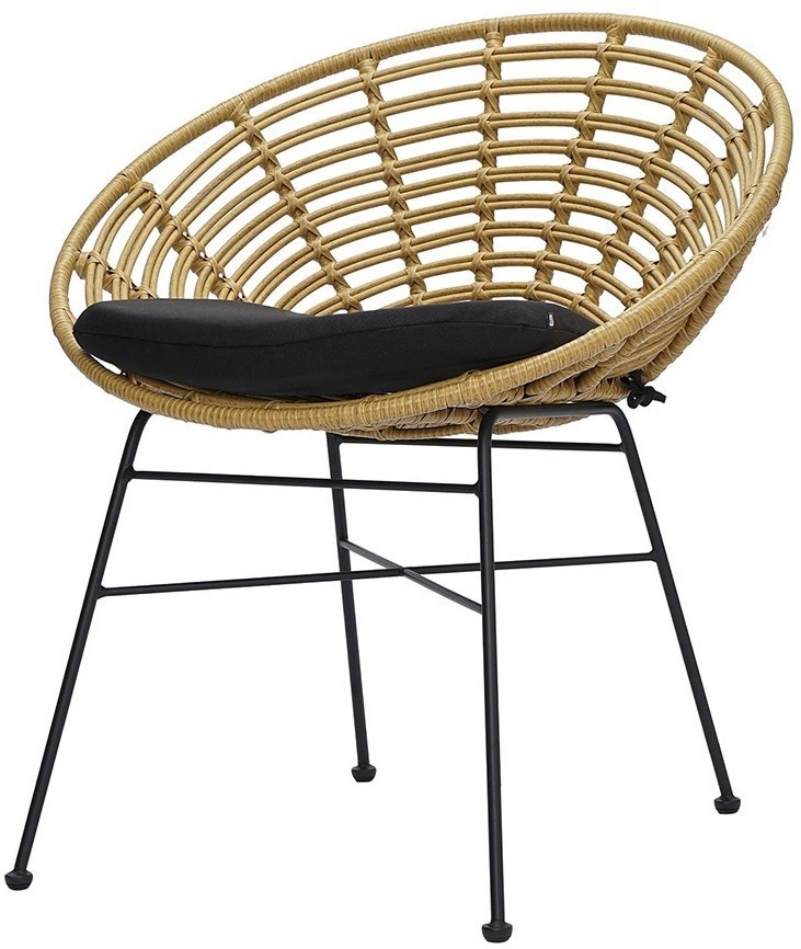 Стул vetle round, ротанг (75829)