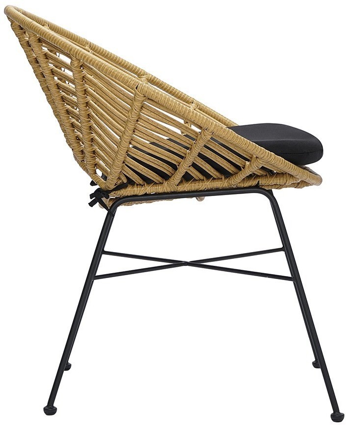 Стул vetle round, ротанг (75829)