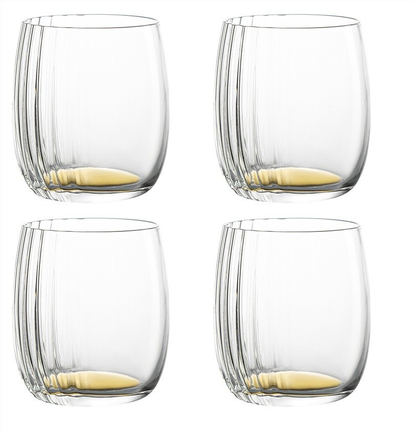 Набор стопок alice, 70 мл, золотистые, 4 шт. (76635)