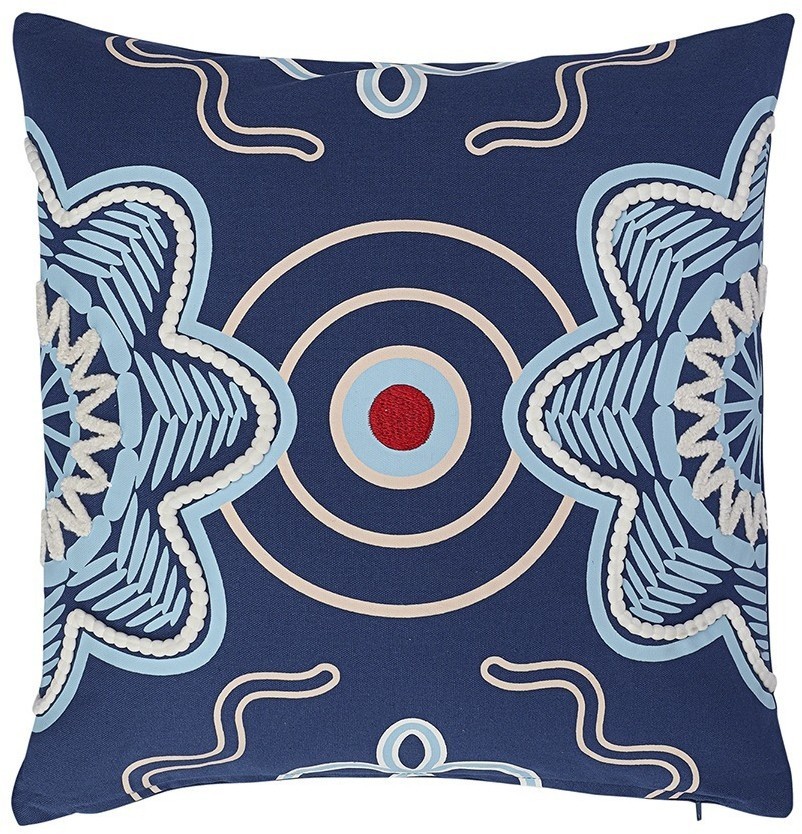 Подушка декоративная по мотивам эвенских орнаментов из коллекции cultural heritage, 45х45 см (77719)