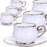Чайный сервиз на 6 персон фарфор 12 предметов 200 мл LORAINE (30532)