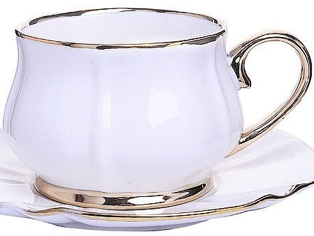 Чайный сервиз на 6 персон фарфор 12 предметов 200 мл LORAINE (30532)