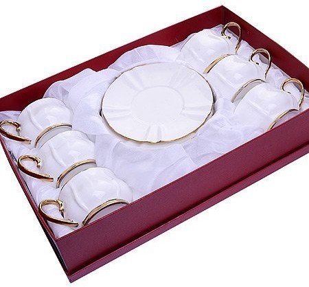 Чайный сервиз на 6 персон фарфор 12 предметов 200 мл LORAINE (30532)