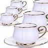 Чайный сервиз на 6 персон фарфор 12 предметов 200 мл LORAINE (30532)