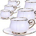 Чайный сервиз на 6 персон фарфор 12 предметов 200 мл LORAINE (30532)