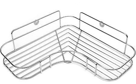 Полка угловая 1 секционная (26,5*26,5*6,5см) хром (АЛТ203С)