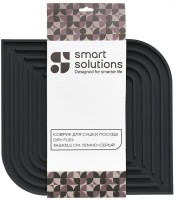 Коврик для сушки посуды dry flex, 34,5х31,5 см, графит (77269)