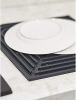 Коврик для сушки посуды dry flex, 34,5х31,5 см, графит (77269)