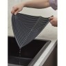 Коврик для сушки посуды dry flex, 34,5х31,5 см, графит (77269)