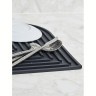 Коврик для сушки посуды dry flex, 34,5х31,5 см, графит (77269)
