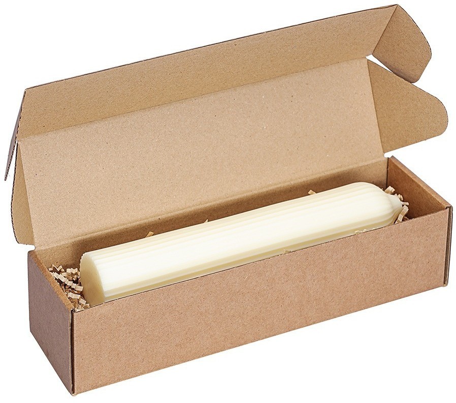 Свеча декоративная молочно-белого цвета из коллекции edge, 25,5 см (77861)