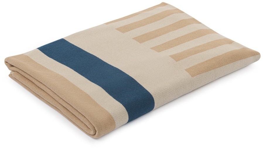 Плед из хлопка с рисунком tulip garden из коллекции terra, 130х180 см (74546)