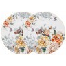 Набор обеденных тарелок Розамунда, белый, 26,5 см, 2 шт - AL-1725-W-10.5PP-P4 Anna Lafarg Primavera
