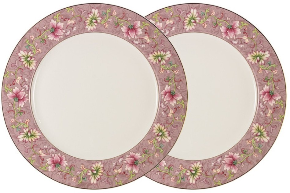 Набор обеденных тарелок Арабеска, 27 см, 2 шт - AL-NBCP105-181-PW Anna Lafarg Primavera