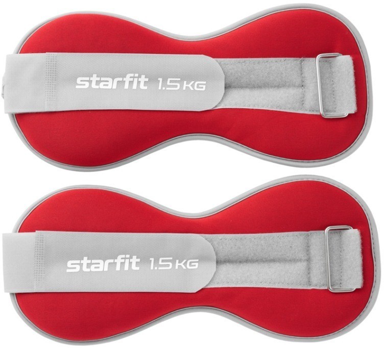 Утяжелители универсальные WT-502, 1,5 кг, малиновый (1549542)