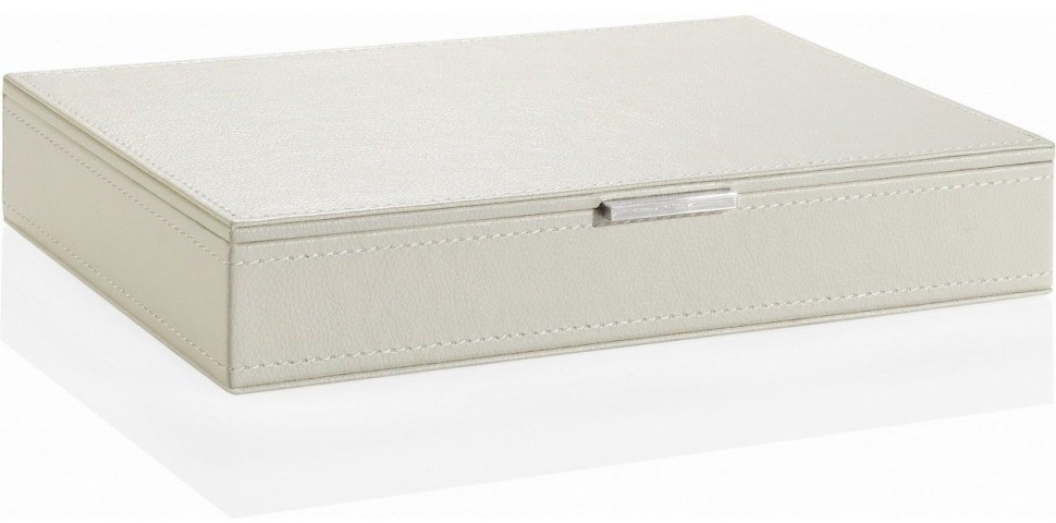 Andrea House Шкатулка для ювелирных изделий с зеркалом White AX67016