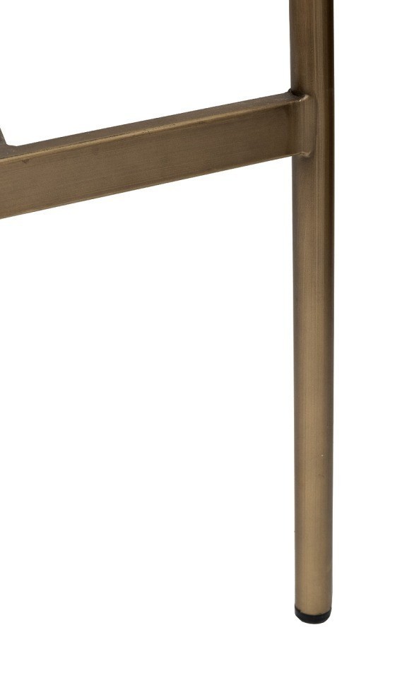 Стул барный белый+бронза 45*49*101см (TT-00013154)