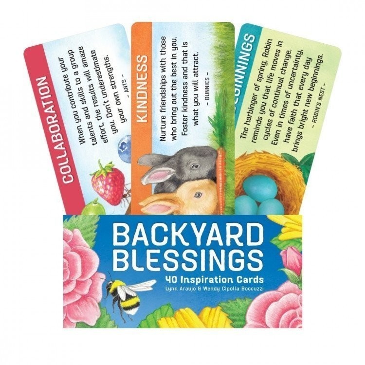 Карты Таро "Backyard Blessings: 40 Inspiration Cards" US Games / Благословение На Заднем Дворе (44816)